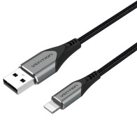 2m USB 2.0 A to Lightning Cable Grey