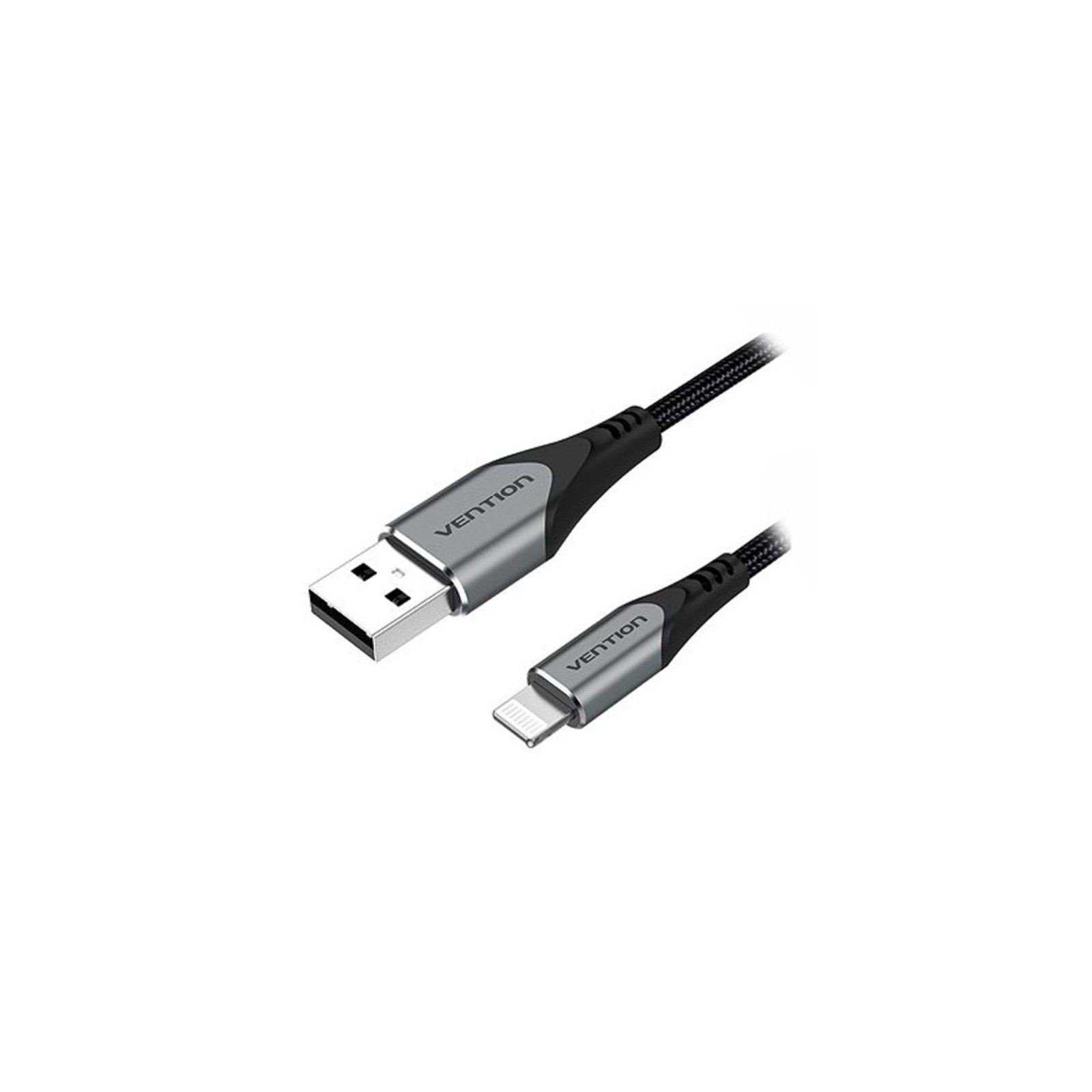 Cable 2.0 USB A Lightning 1 m Gris Vention