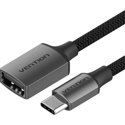 Conversor USB-C a USB-A 0.15M Gris Vention