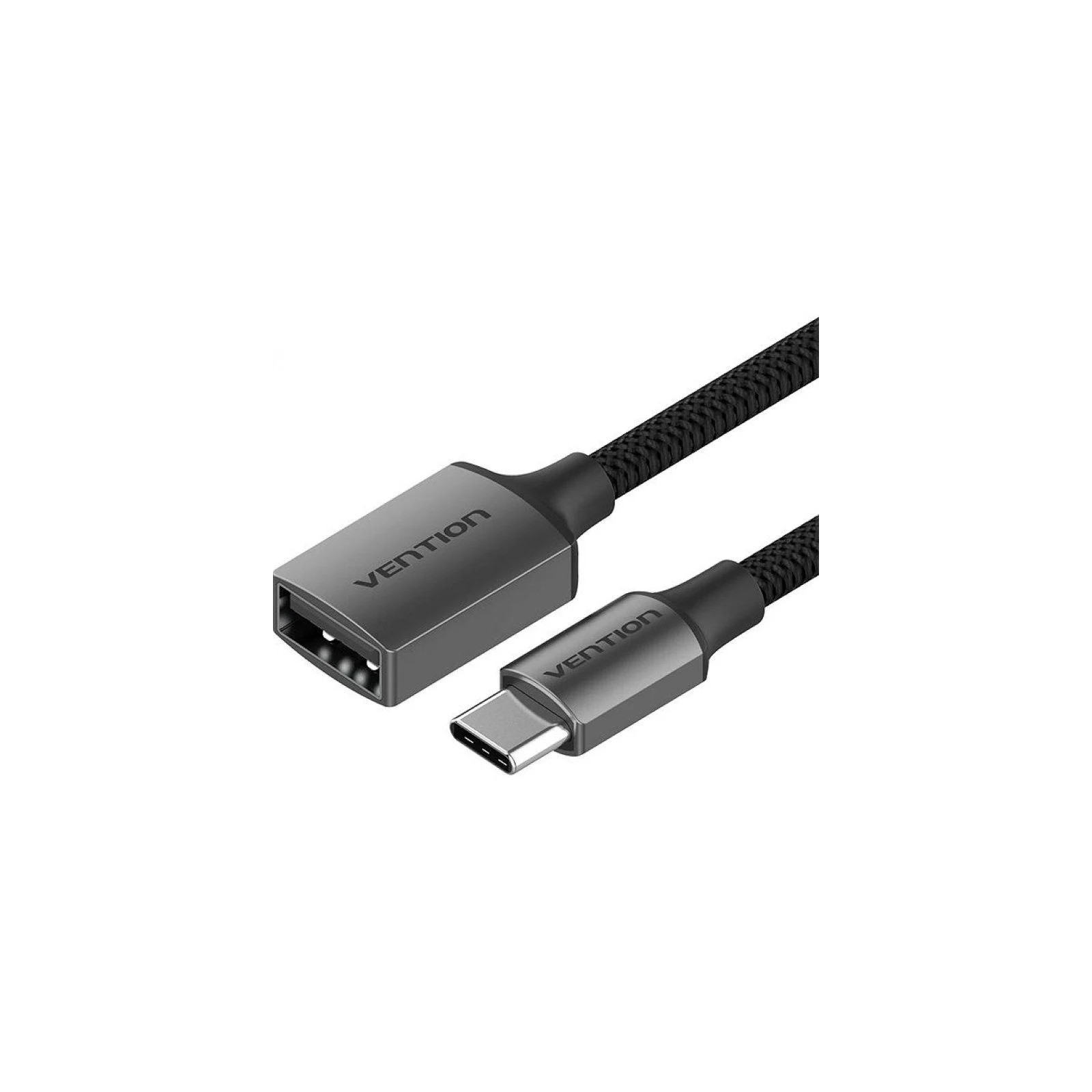 Conversor USB-C a USB-A 0.15M Gris Vention