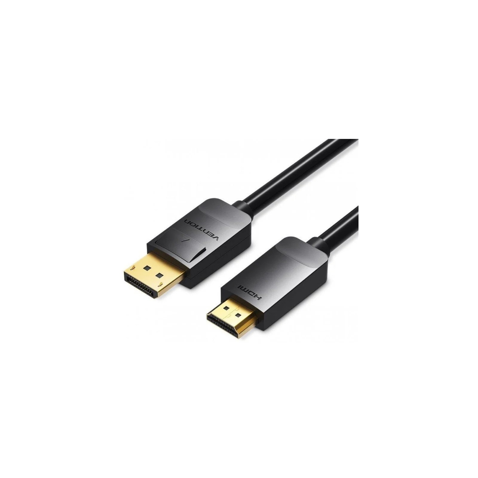 Conversor Displayport a Hdmi con Alimentación Externa 3m Negro Vention