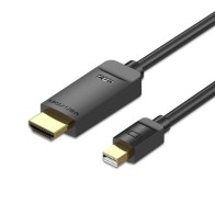 Conversor Mini DisplayPort a HDMI 2M Negro Vention