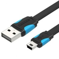 USB 2.0 Mini USB/M-A to USB-M Cable 1M Black Vention