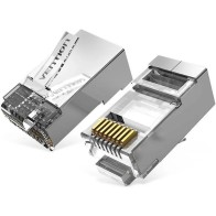 Conector RJ45 Cat6A FTP 10 Und Vention