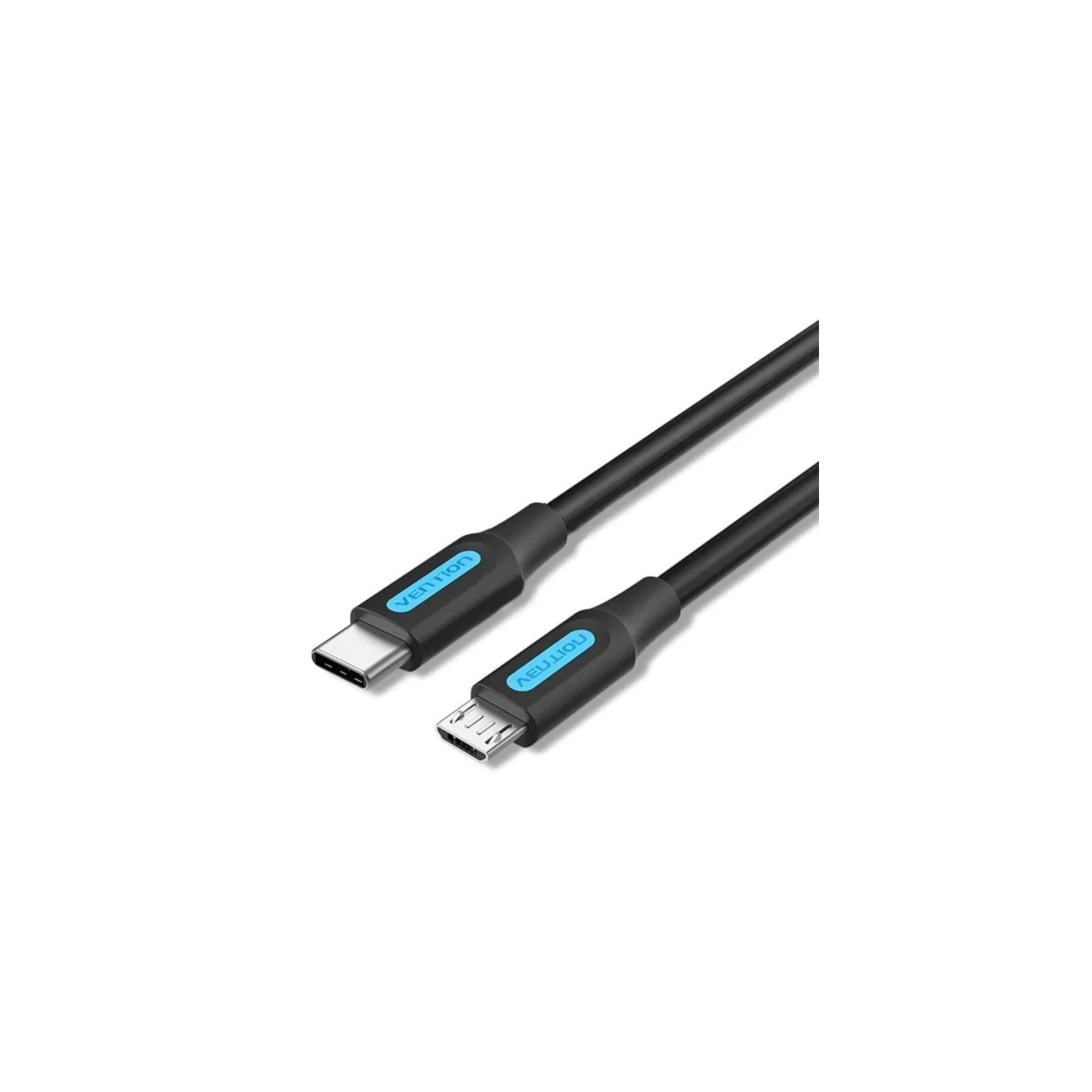 Cable Vention USB-C a Micro USB 0.5m Negro