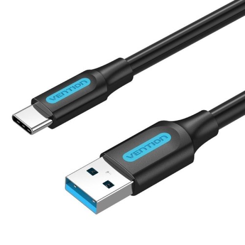 Cable USB-A 3.0 a USB-C de 1.5 M Negro Vention