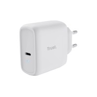 USB-C 65W Wall Charger + Cable White Trust Maxo