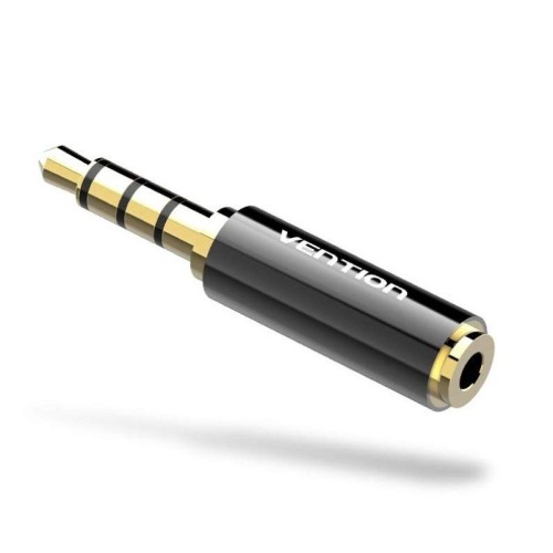 Adaptador de Audio Jack de 3.5mm a 2.5mm Vention Negro