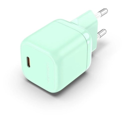 Cargador Pared Vention 30W USB-C para Carga Rápida