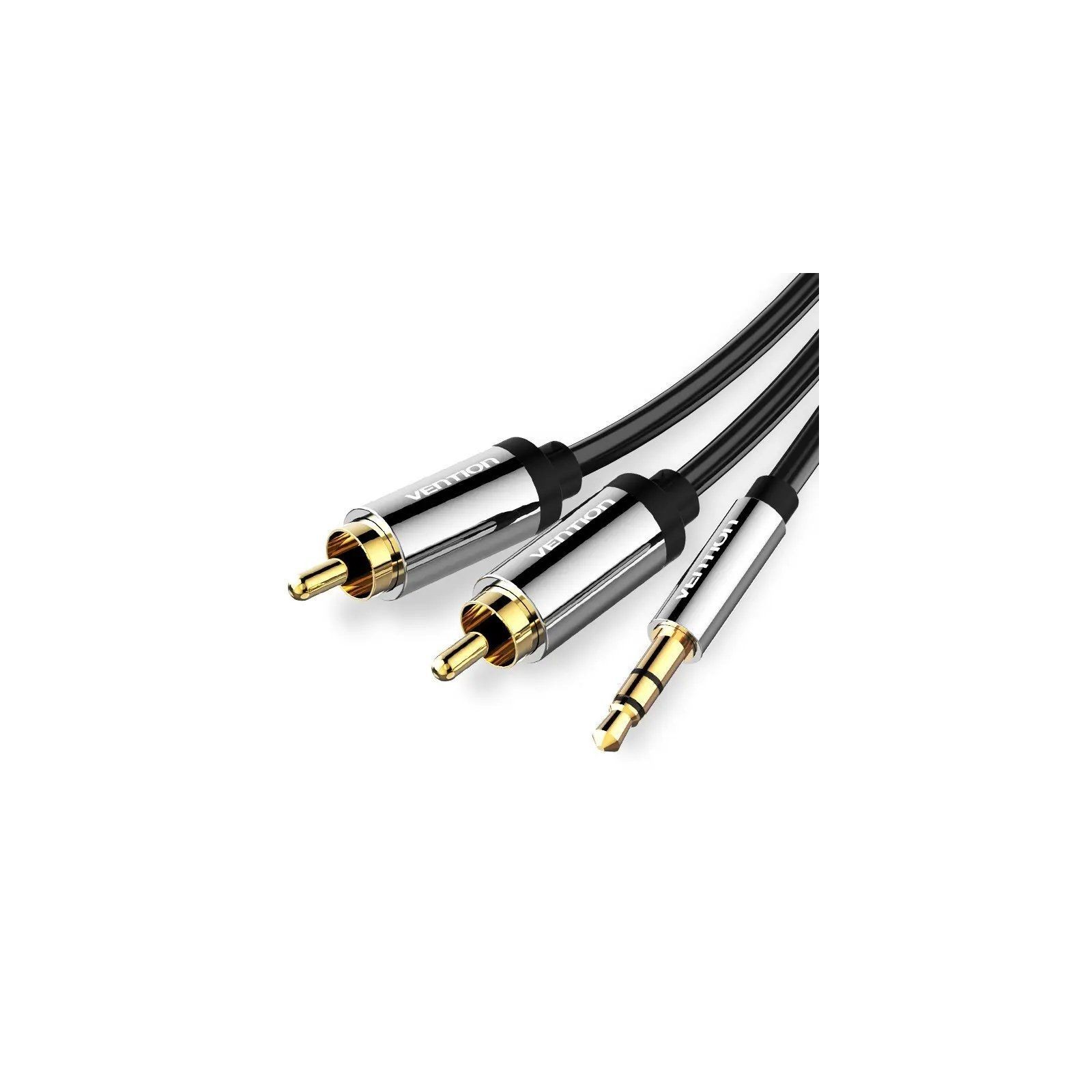 Cable de Audio Estéreo 3.5mm Macho a 2xRCA Macho 1M