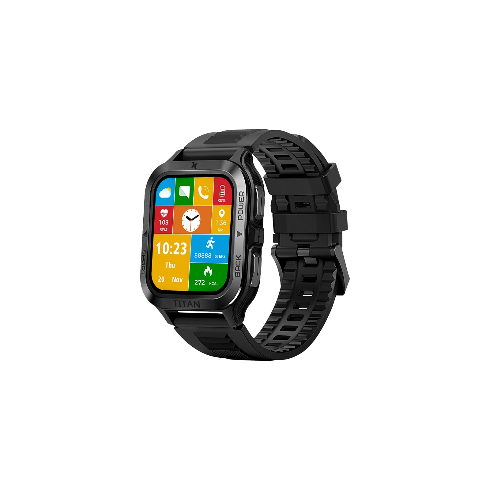 Smartwatch Maxcom FW67 Titan Pro Negro/Gris - Grado Militar