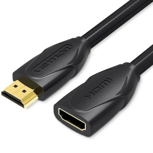 Vention HDMI Male to Female Extension Cable 1 Meter Black