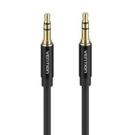 Cable Audio Estéreo Jack 3.5mm Macho a Jack 3.5mm Macho 0.5M Negro Vention