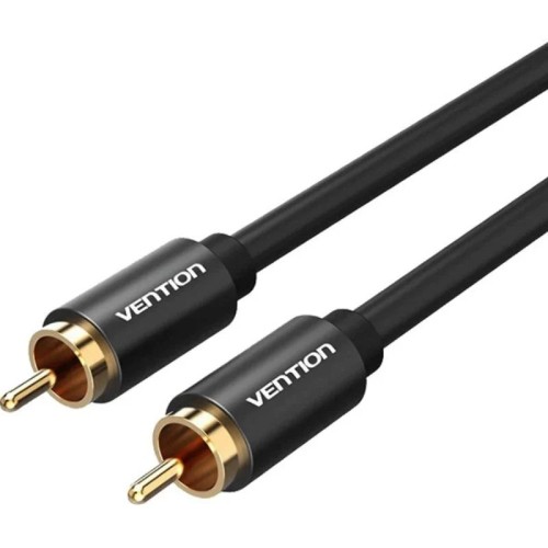 Cable de Audio RCA a RCA de 1M Negro Vention