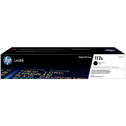 Cartucho de Toner Negro HP 117A W2070A