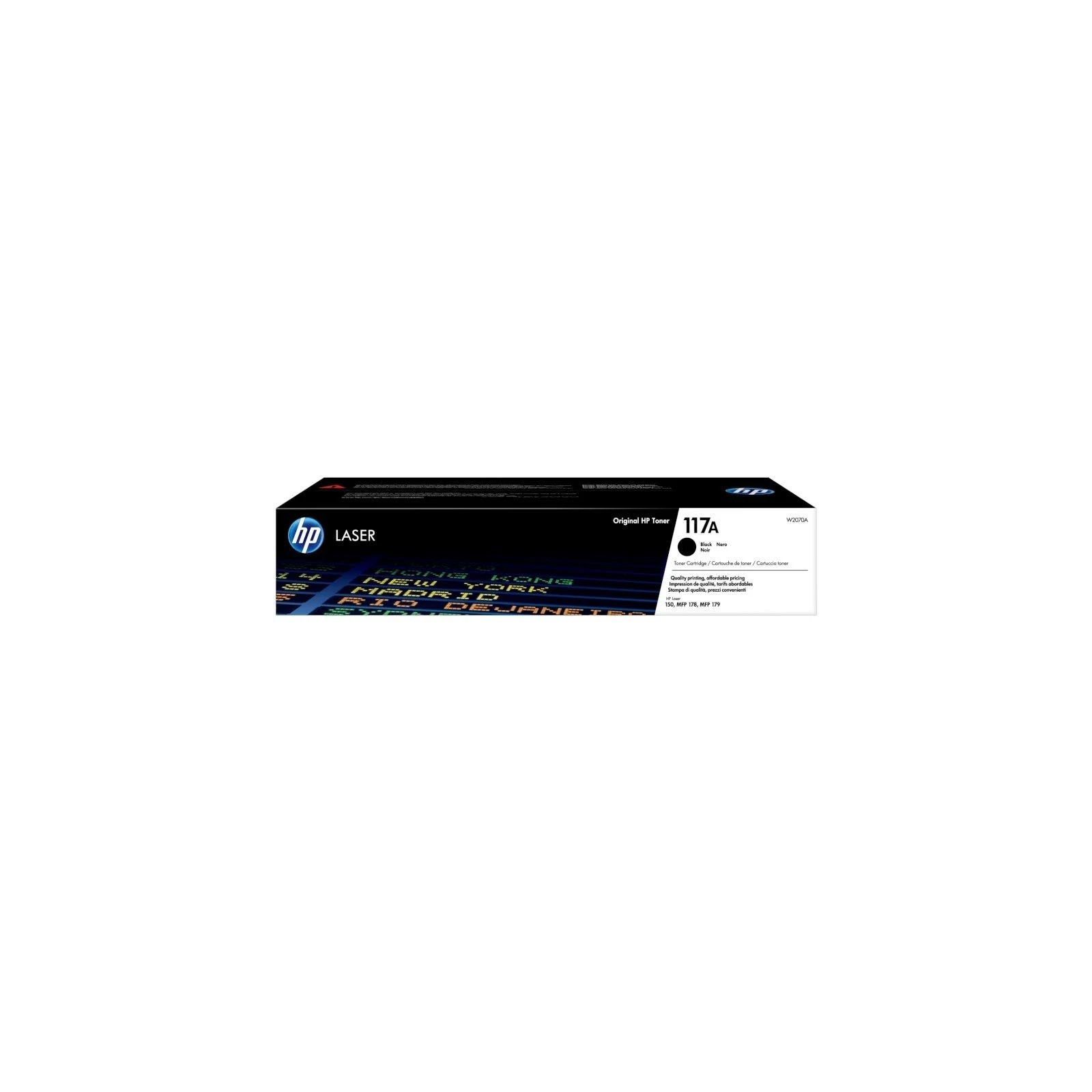 HP 117A Black Toner Cartridge W2070A