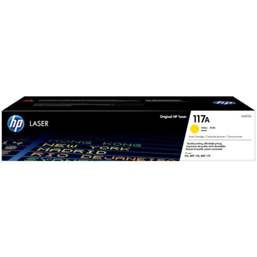 Toner Amarillo HP 117A W2072A | Impresiones Vibrantes