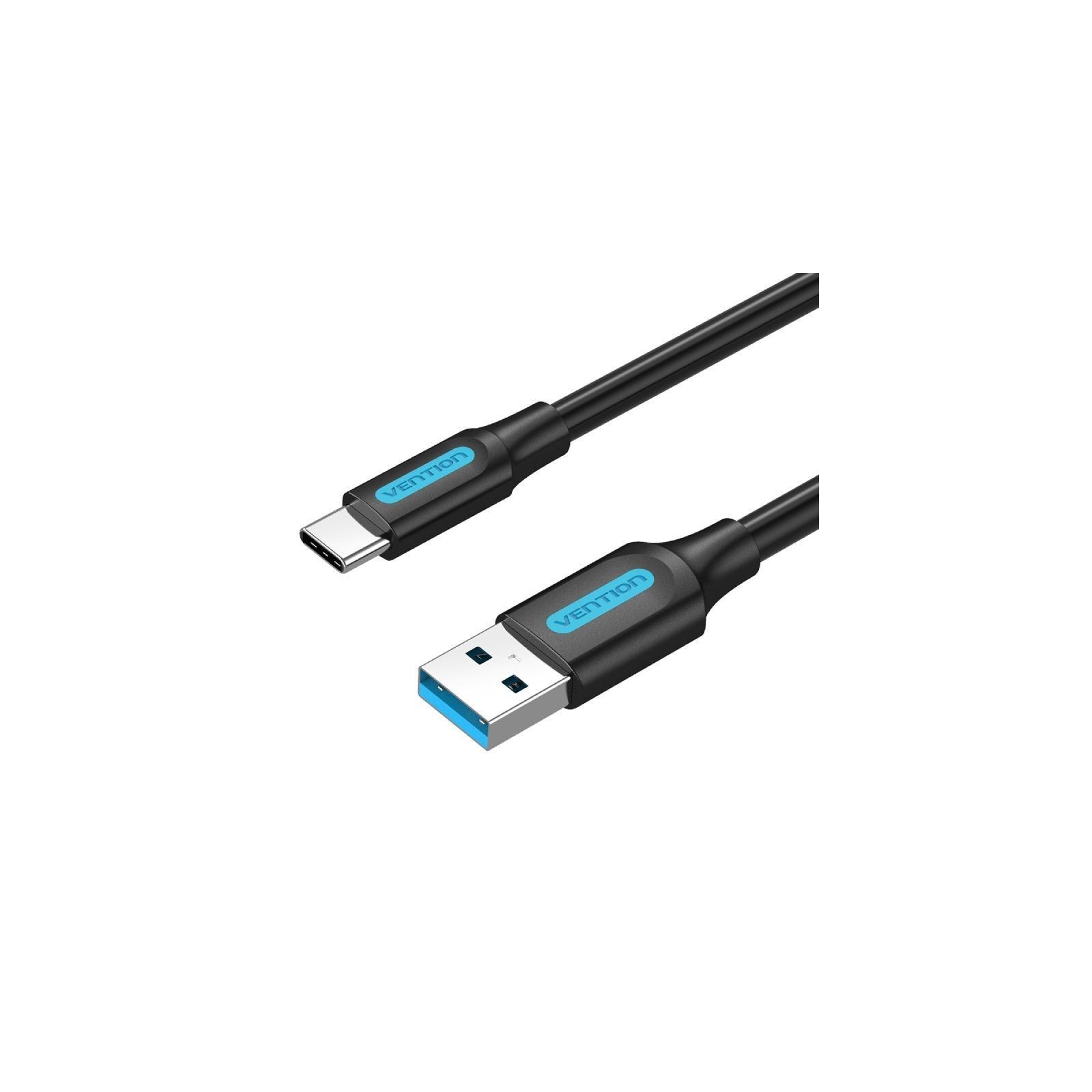 Cable USB-A 3.0 A USB-C 0.5 M Negro Vention