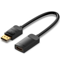 Conversor DisplayPort a HDMI 4K 0.15m Negro Vention