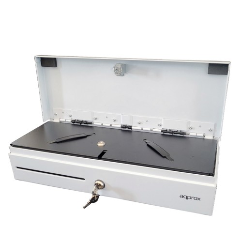 Approx Flip Top Cash Drawer 02 White