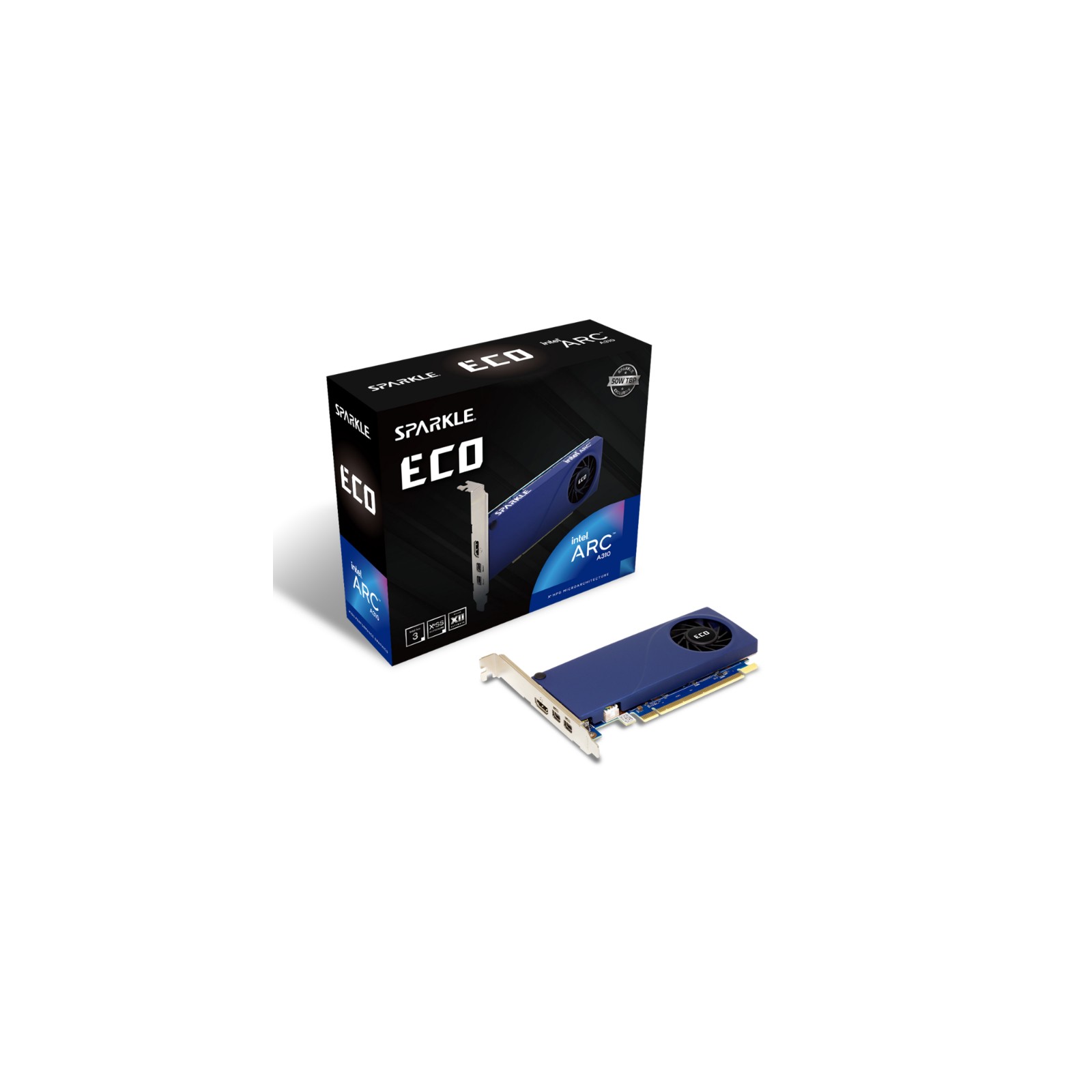 Sparkle Intel Arc A310 Eco GDDR6 4GB Low Profile GPU