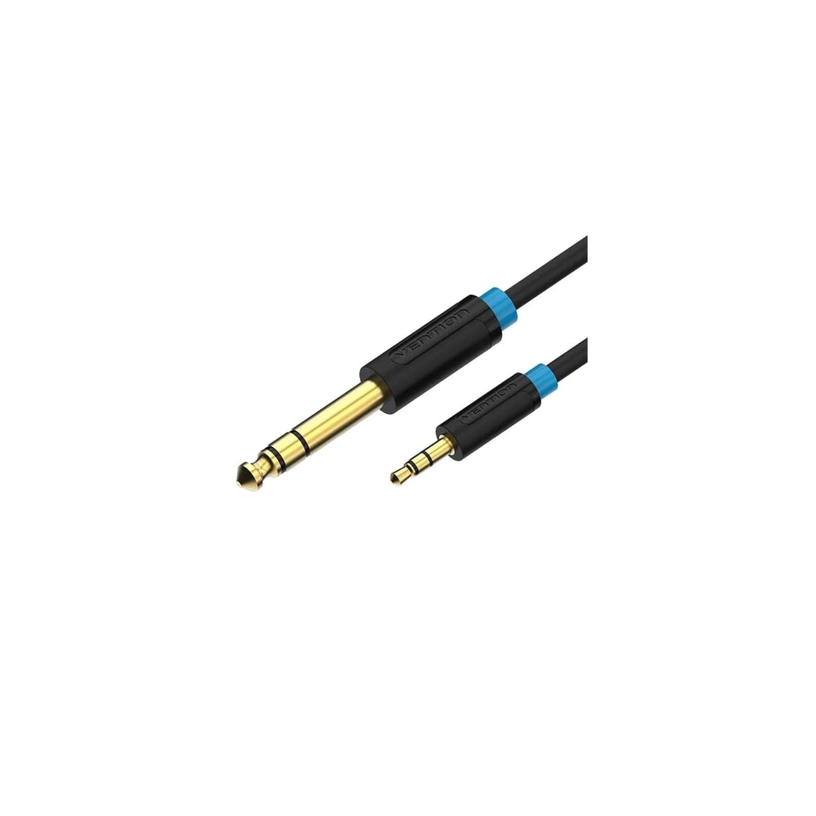 Cable Audio Estéreo Jack 6.5/m Jack 3.5/m 2 M Negro Vention