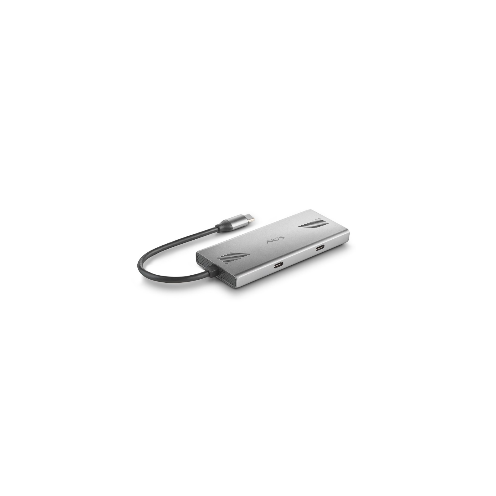 Hub 4 Puertos USB-C Wonderduo-C Gris NGS