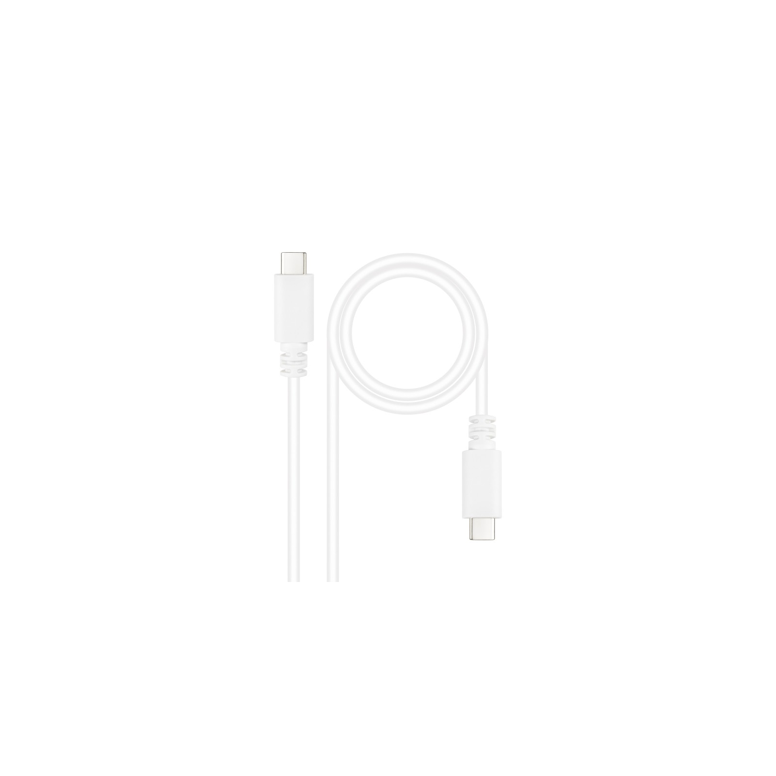 1.5M White USB 2.0 Type-C to Type-C Cable