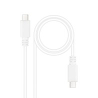 Nanocable USB 2.0 Type-C 1m Cable 3A White