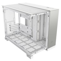 Caja MicroATX 2500X TG - Blanco/Gris Satinado Corsair