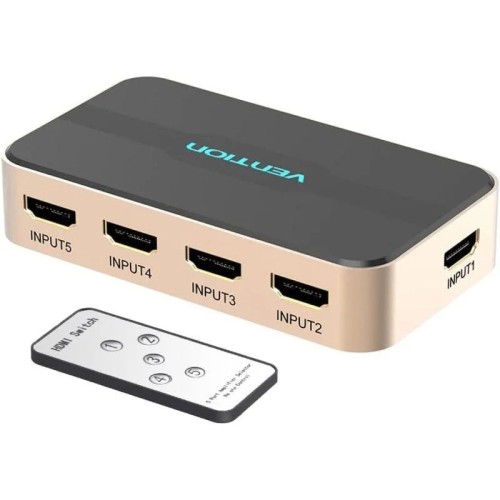 Duplicador 5x HDMI para Conectividad Versátil