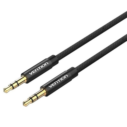 Cable de Audio Estéreo Jack 3.5/m Jack 3.5/m 1 M Negro Vention