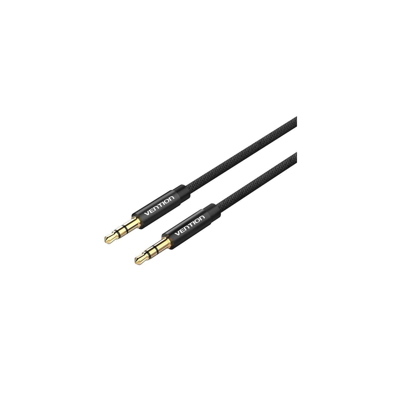 Cable de Audio Estéreo Jack 3.5/m Jack 3.5/m 1 M Negro Vention