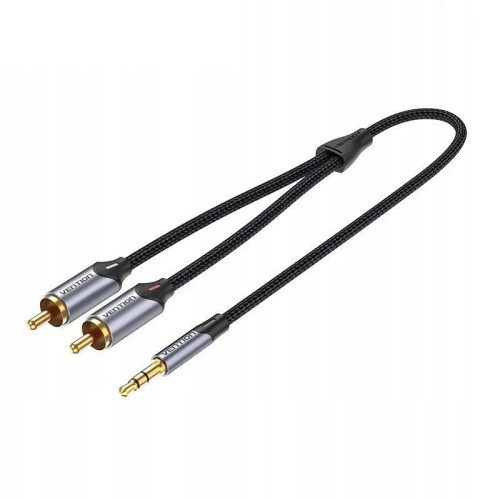 Vention 3.5mm to 2xRCA Stereo Audio Cable 1M Gray