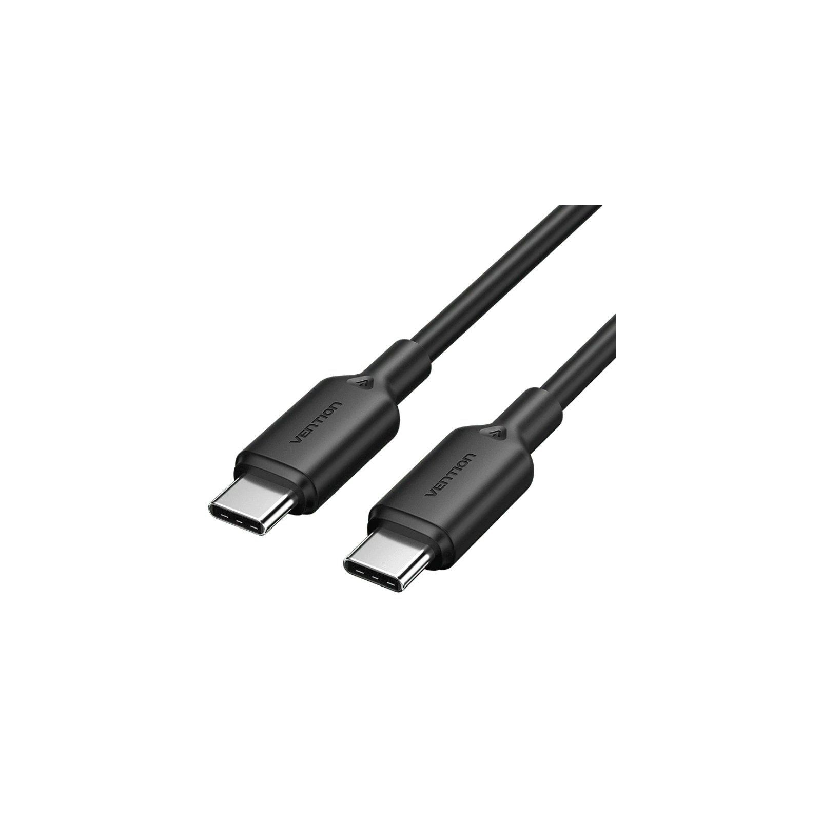 Cable USB-C a USB-C 60W 3A 1M Negro Vention