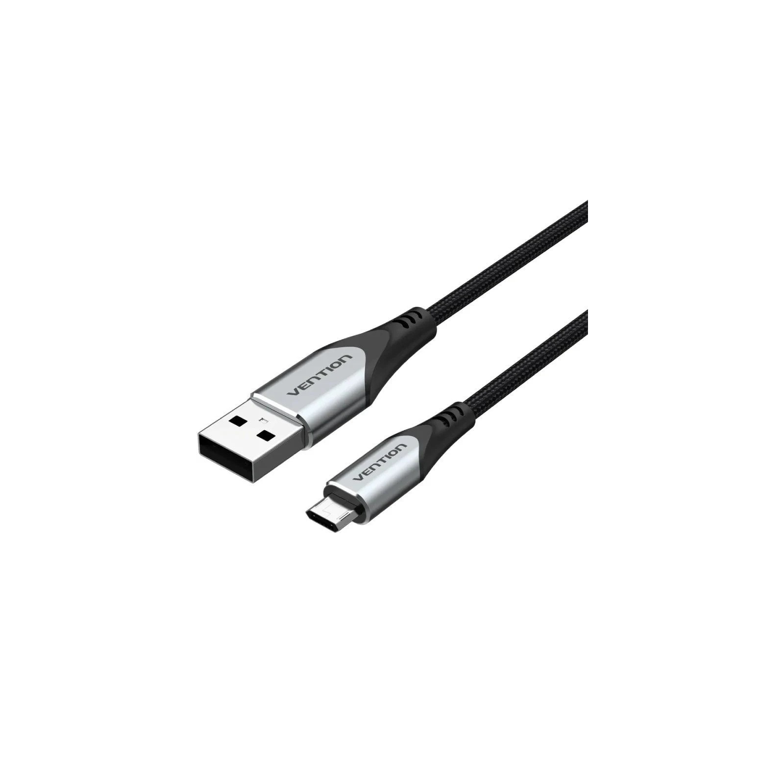 Cable USB 2.0 A a Micro USB 2 m Gris Vention