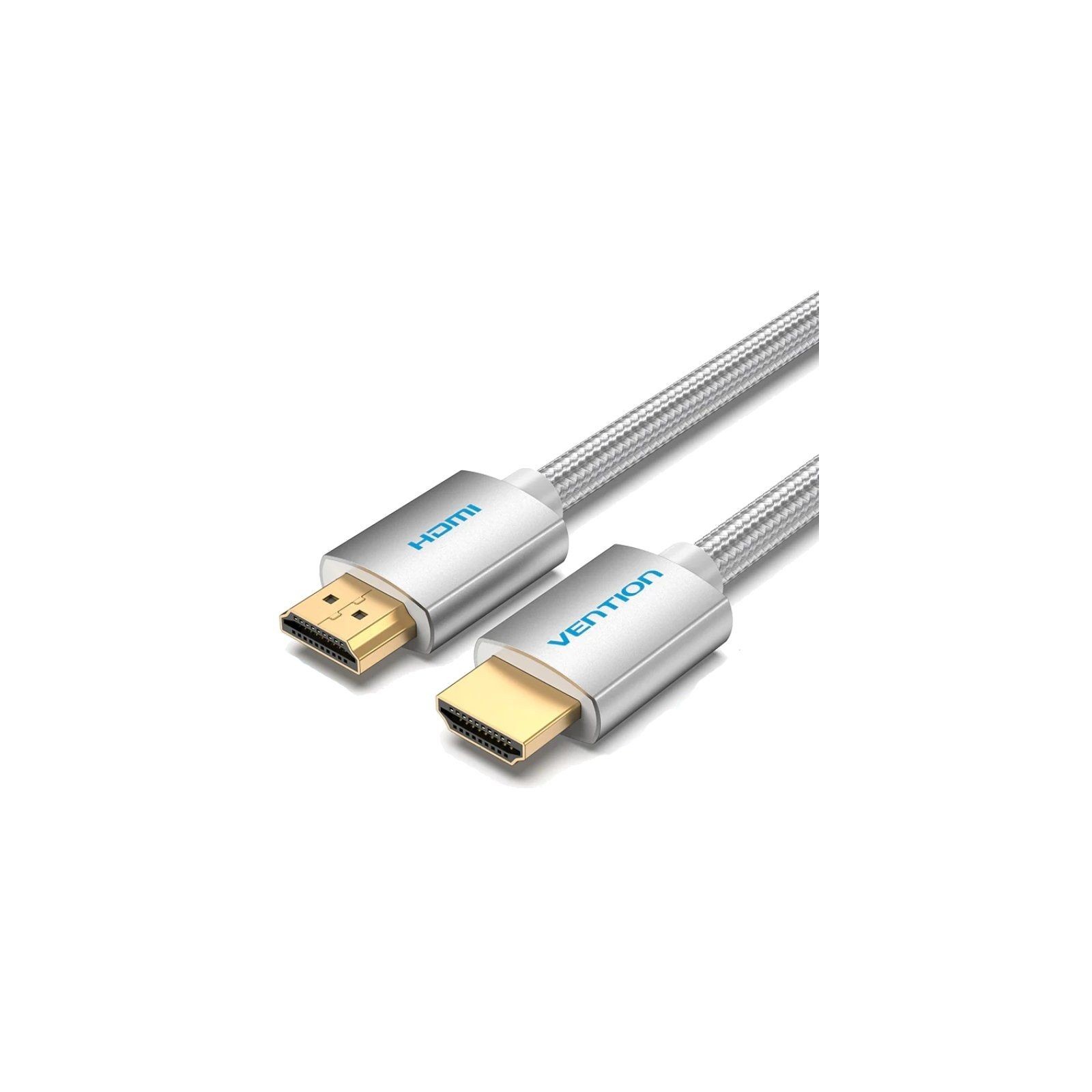 Cable HDMI V2.0 4K M-M 2 M Plata Vention