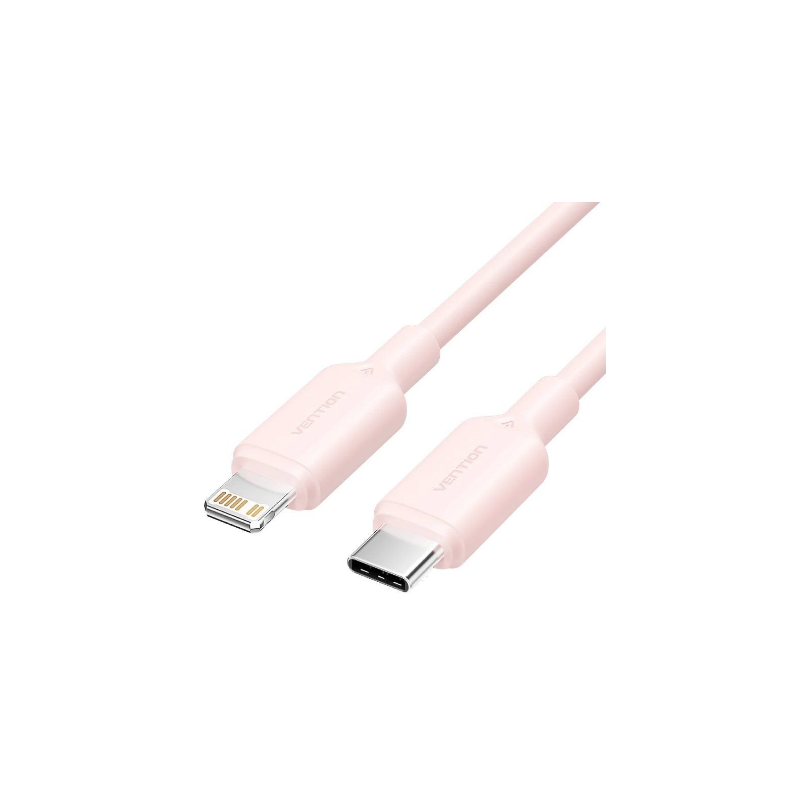 Cable 2.0 USB-C a Lightning 1 M Rosa Vention