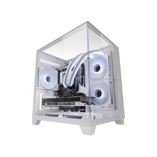 Mars Gaming MC-3CM White Mini Tower Case