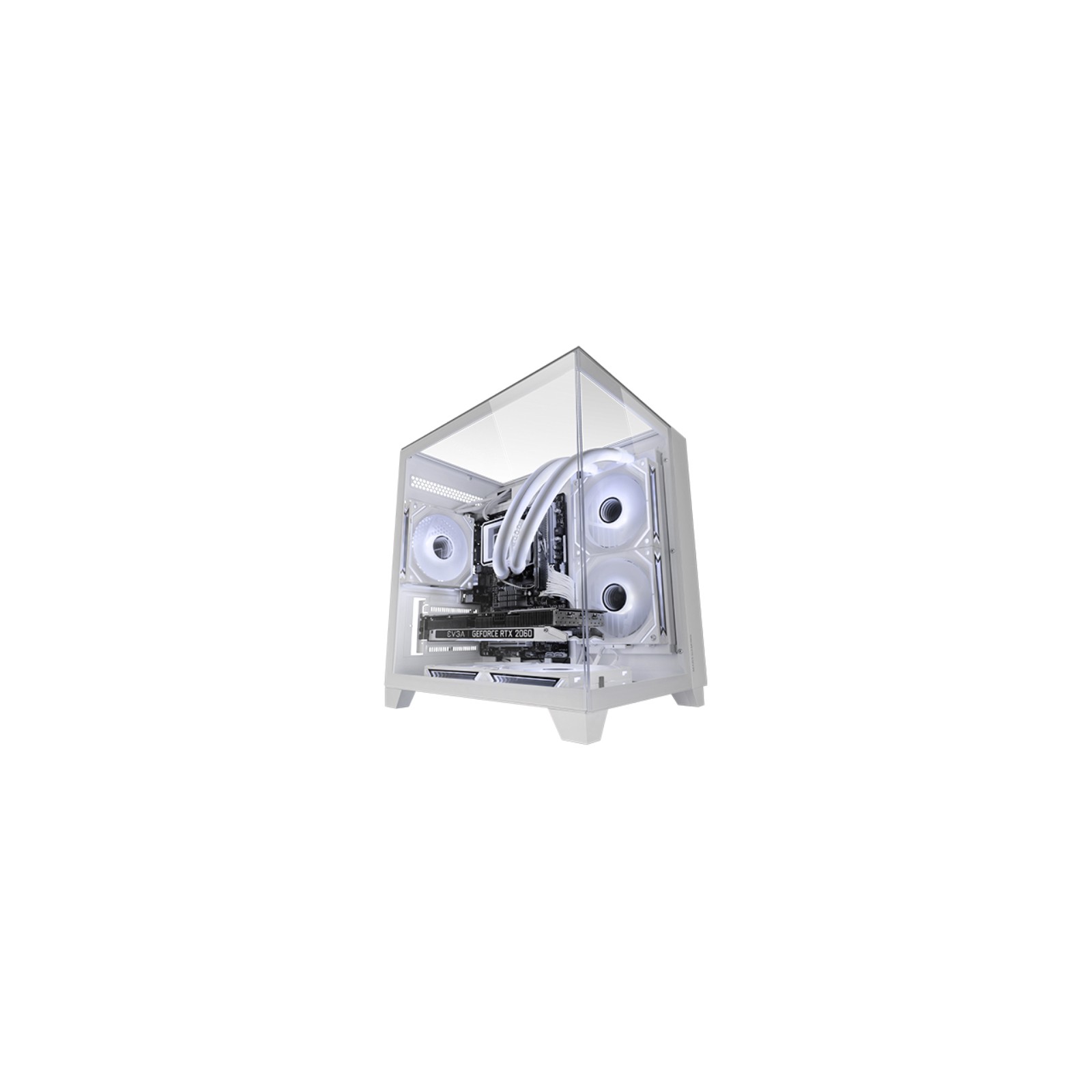 Mars Gaming MC-3CM White Mini Tower Case