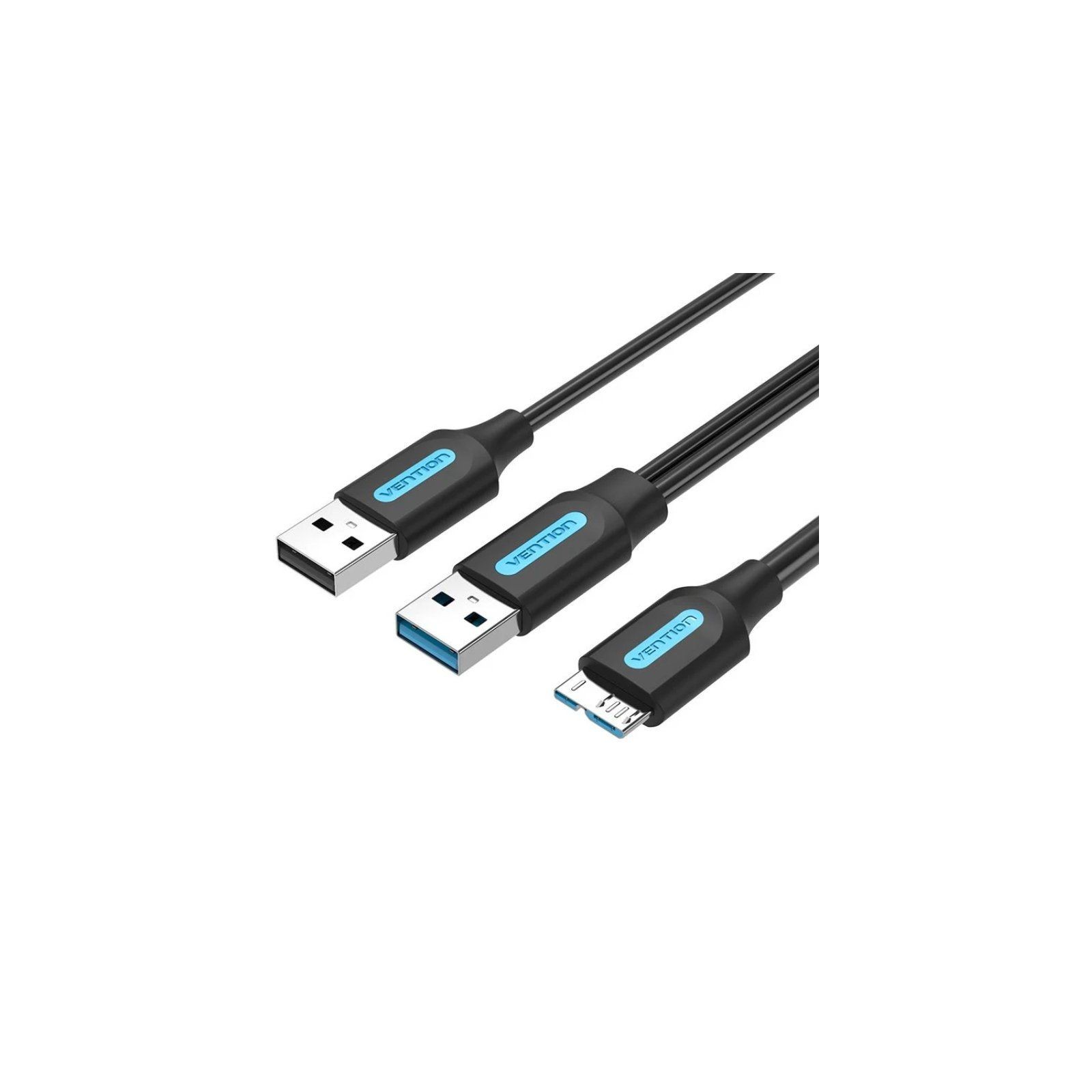 Cable Usb 3.0/m Usb2.0/m Microusb/m 1 M Negro Vention