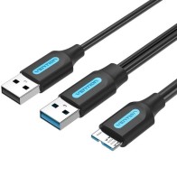 Cable Usb 3.0/m Usb2.0/m Microusb/m 1 M Negro Vention