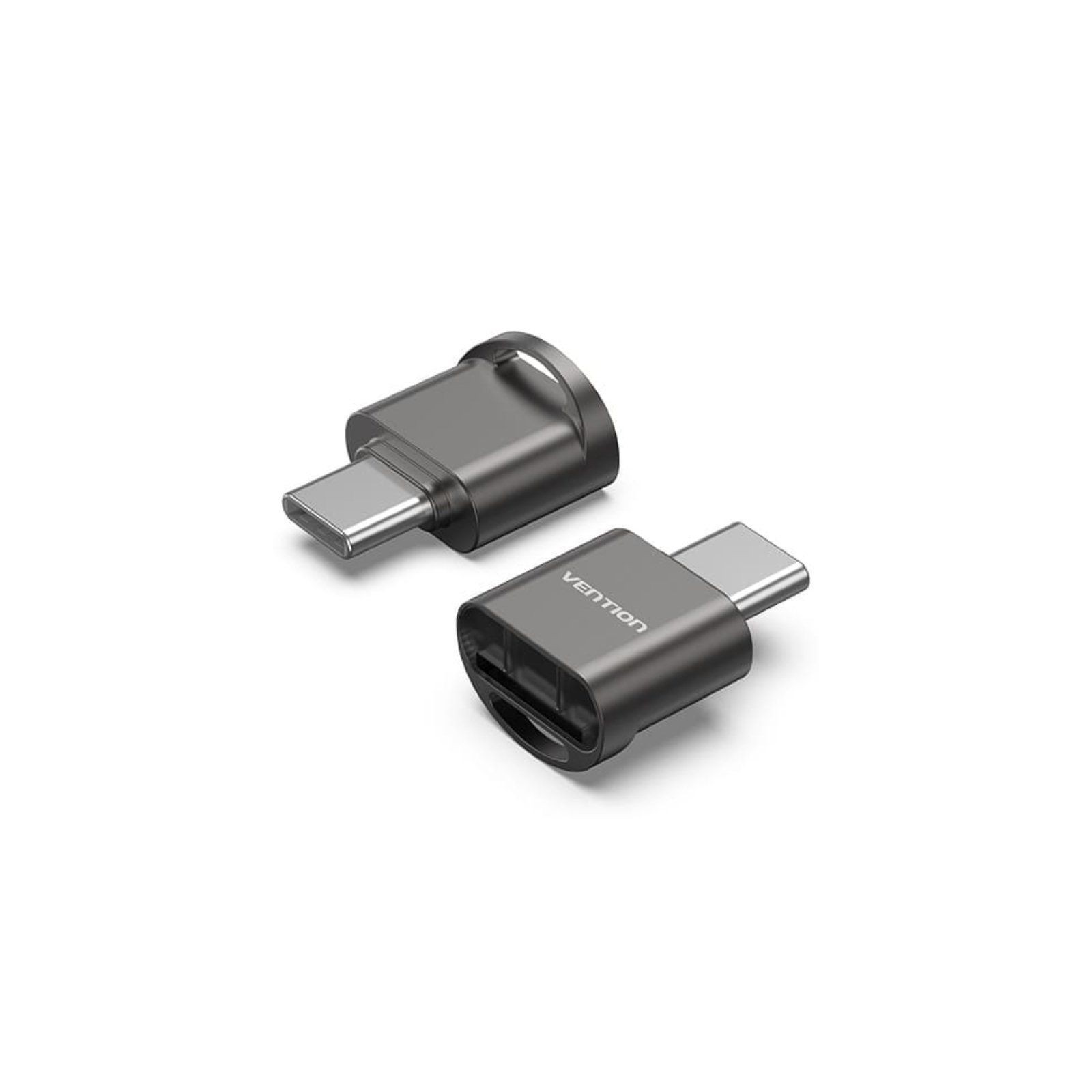 Lector Tarjetas Externo USB-C Gris Vention