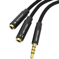 Vention 3.5mm Audio Splitter Cable 0.3M Black