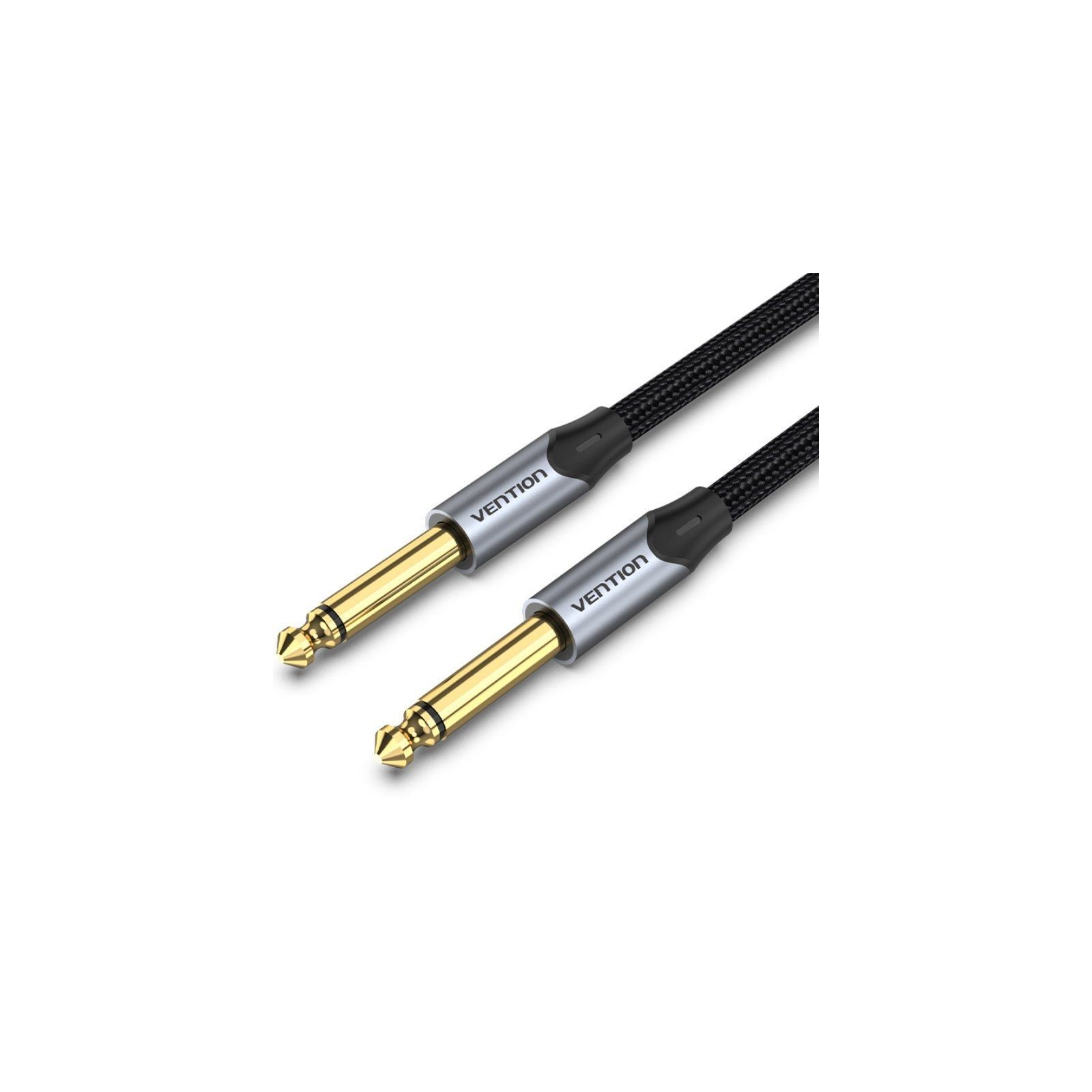 Cable Audio Estéreo Jack 6.5/m Jack 6.5/m 1.5 M Gris Vention