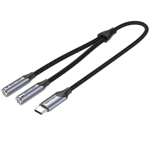 USB-C to Dual 3.5mm Jack Audio Adapter 0.3M