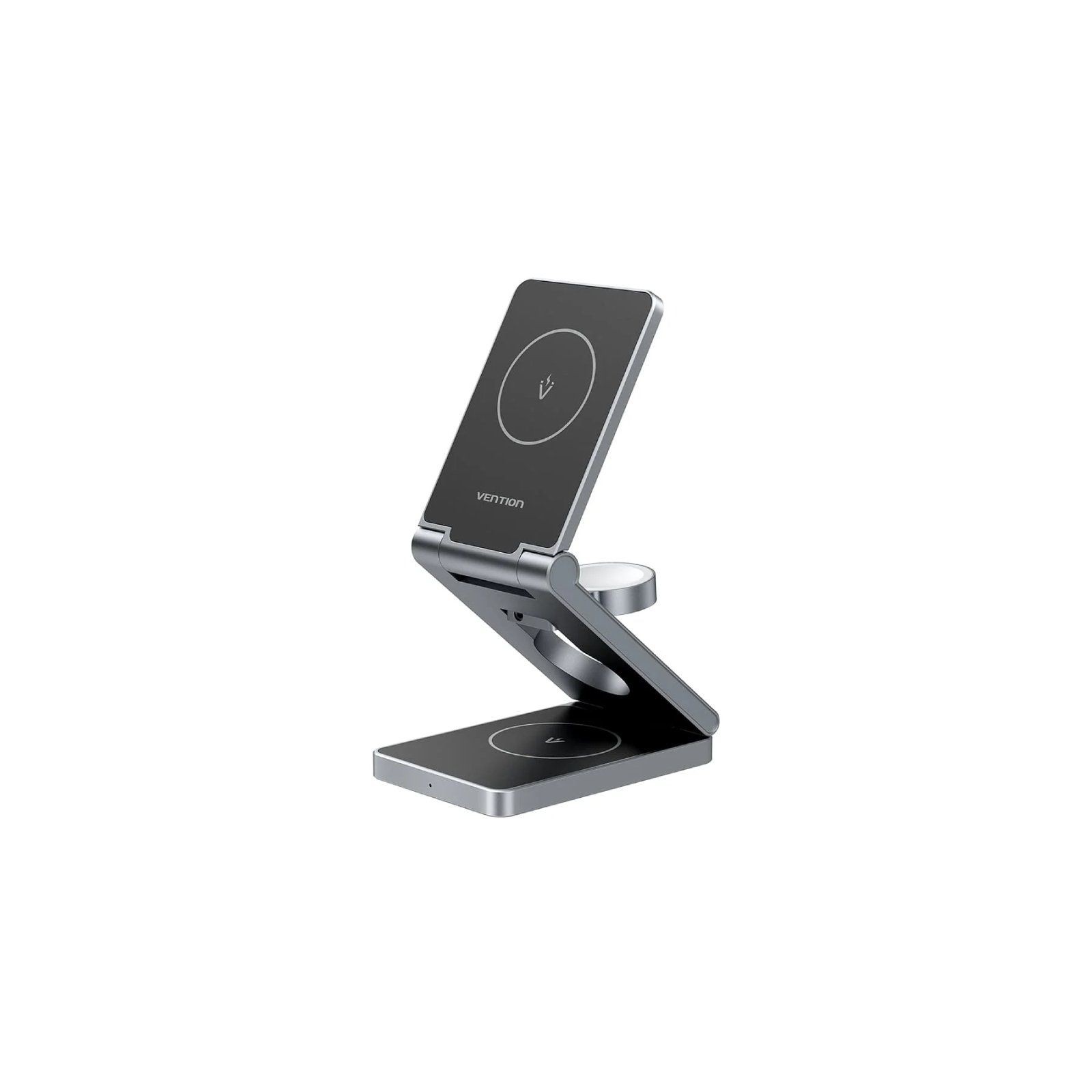 Vention 3-in-1 Wireless Charger Stand 15W Black