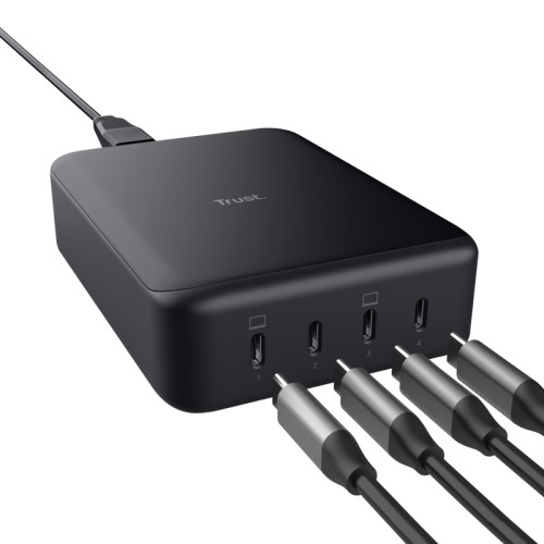 Cargador de Sobremesa Maxo USB 4x USB-C 240W Negro Trust