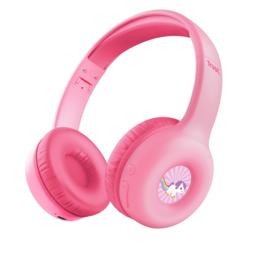 Auriculares Inalámbricos Trust Nouna Diadema para Niños en Rosa