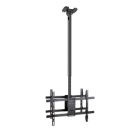 Tooq Adjustable Height Dual Screen Ceiling Mount 43-86 inches